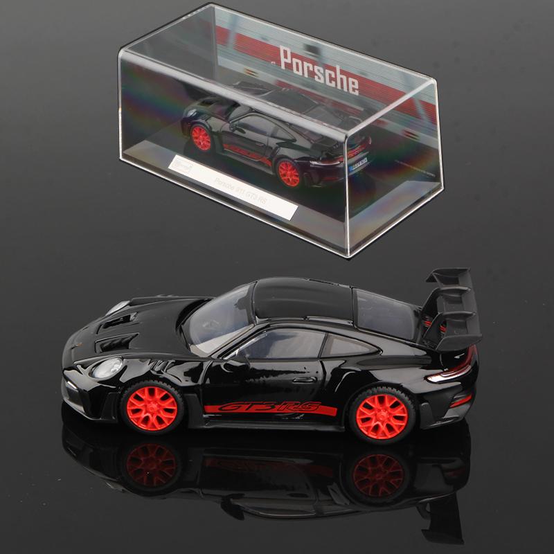 Bburago 1:43 Modèles de Voiture de Course avec Housse Anti-poussière Série Alliage Miniature Moulé sous Pression Course Jouet Statique 499P 296 Gt3 963 911 Gt3 Sc63