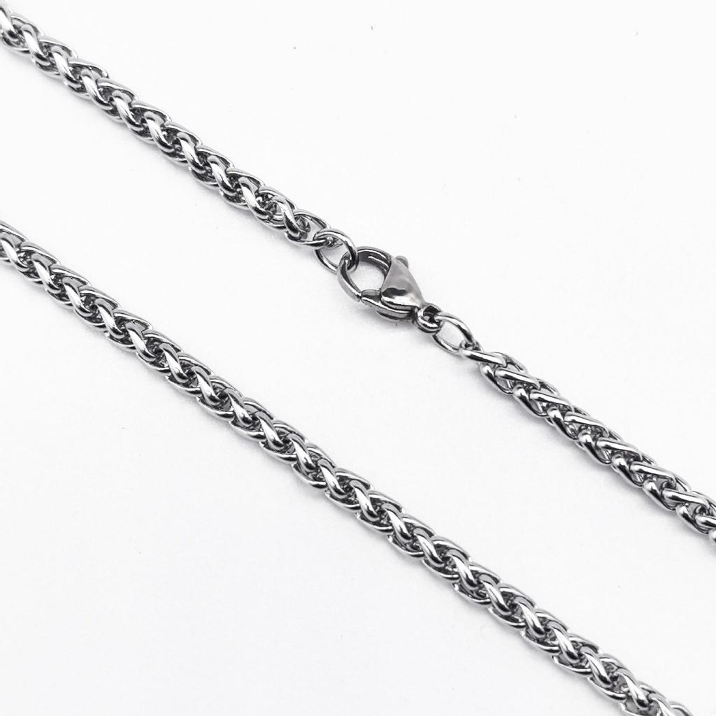 Titanium Steel Keel Chain Necklace, Flower Basket Chain, Non-Fading Jewelry for Men & Women, DIY Accessories.