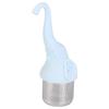 Elephant Shaped Tea Strainer Silicone Tea Filter Kitchen Gadget for Tea(Blue)