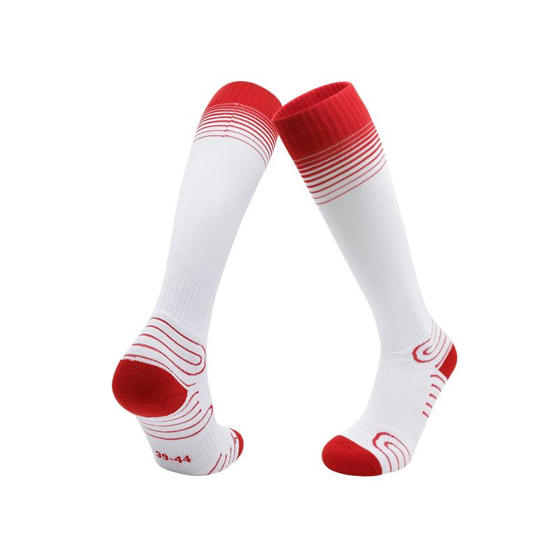 Summer Breathable Non-slip Professional World Cup Football Training Socks with Shock Absorption