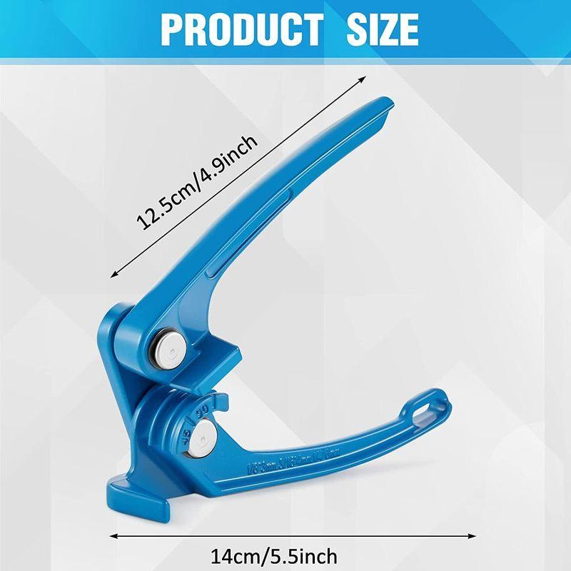 Treeligo Copper Tube Bender Tool 1/8 3/16 1/4' Tube Bender Pipe Bender Manual Tubing Bending Tools 0-120 Degree for Small Tubing