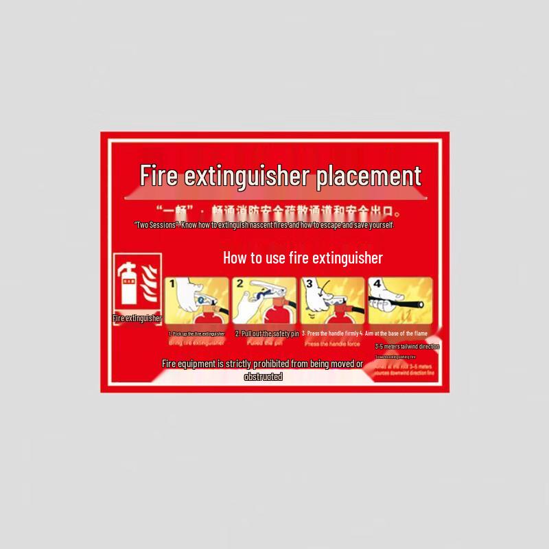 

Fire Extinguisher Placement Point Sticker 40x30cm