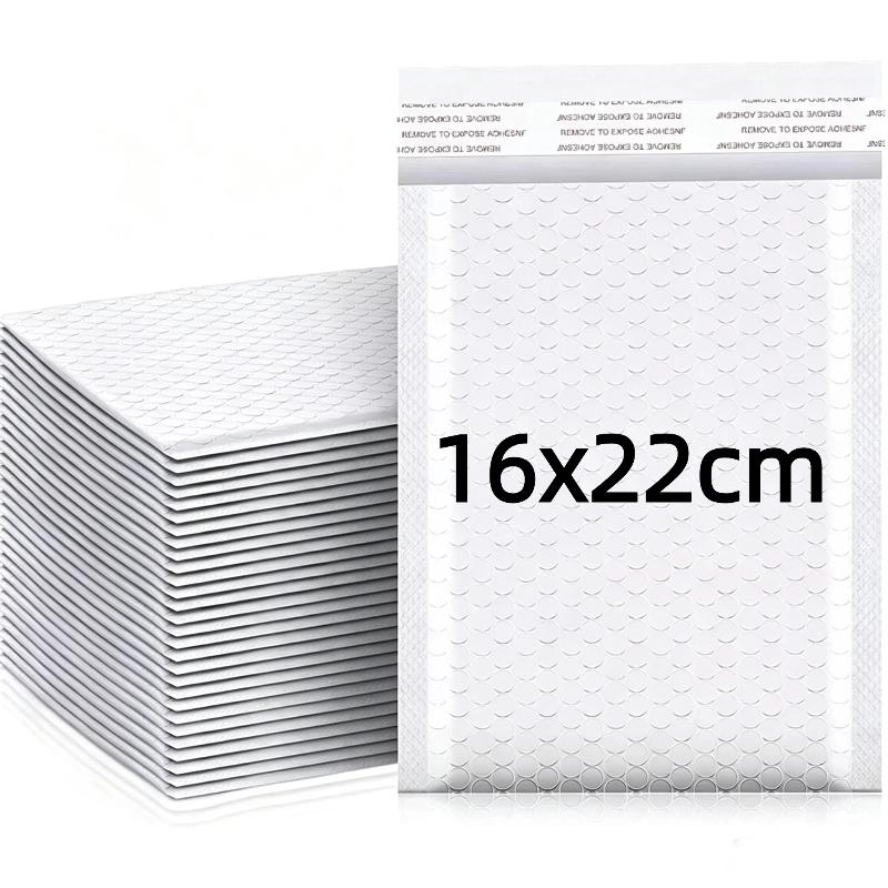 10 Pcs White Self-Sealing Bubble Envelopes Waterproof Anti-Pressure Shipping Mailers for Craft Items Mailing Delivery