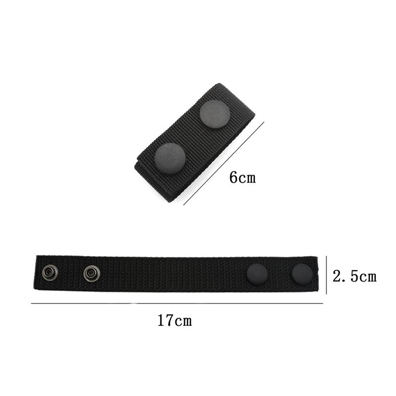 4Pcs Tactical Belt Buckle Heavy Duty Belt Keeper Portable Webbing Strap Molle Belt Equipment Accessories Outdoor Sports