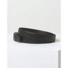 Daks Black Buckle Dd Logo Embossed Leather Belt Dbbe6e048bk
