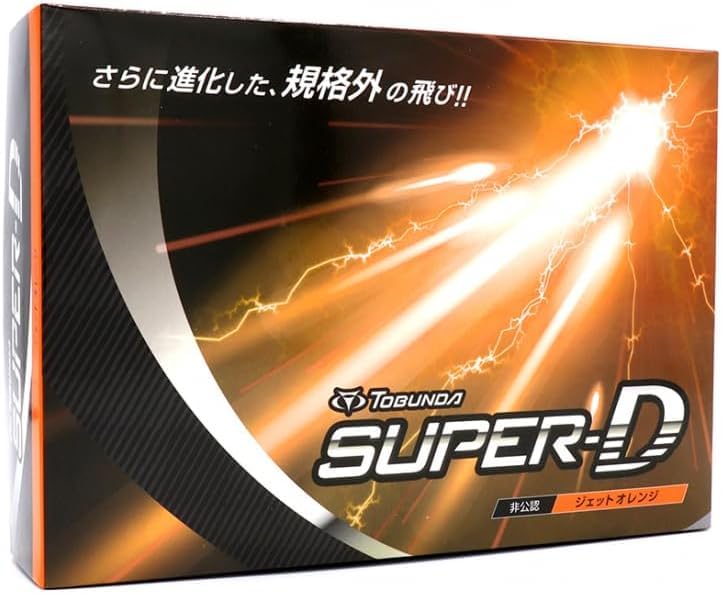 

Мячи для гольфа Tobunda Super D Неофициальные мячи для гольфа с высоким отскоком и дальностью полета Оранжевые 1 дюжина Дальность Тяжелые TOBUNDA (0624020204) (12 мячей) [Продукт] оранжевый