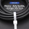 100-500pcs Plastic Nylon Cable Ties Self-locking Cord Ties Straps Adjustable Cables Fastening Loop Home Office Wire Zip Ties