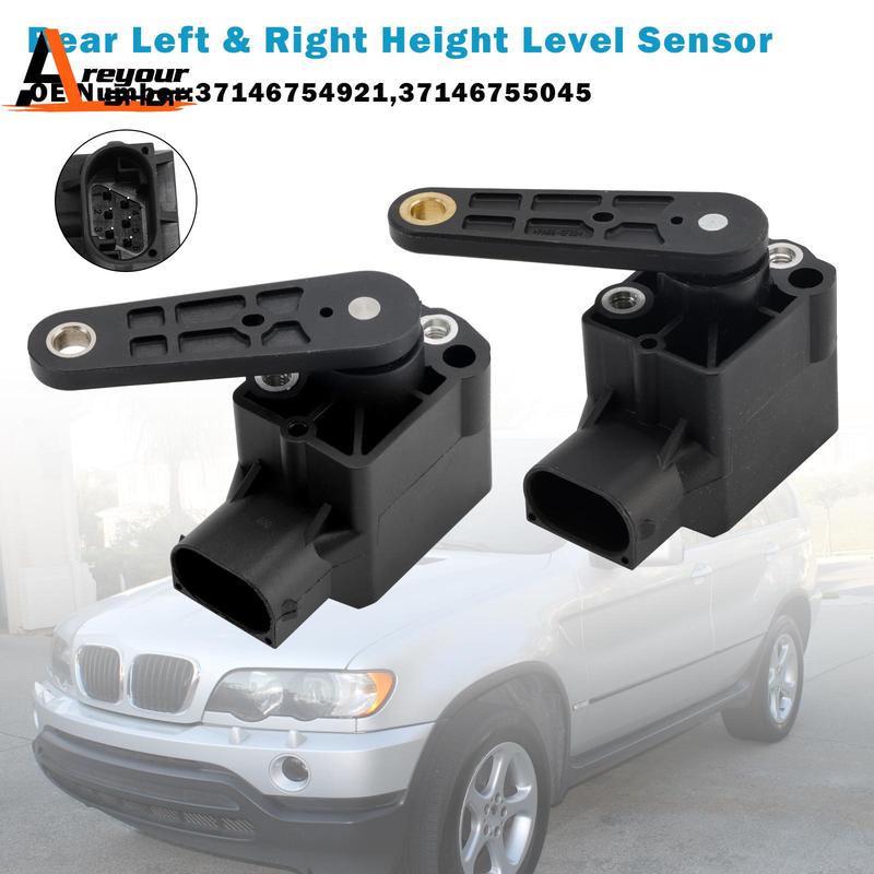 Areyourshop Rear Left/Right Air Ride Height Level Sensor for BMW X5 (E53) 2000 2001 2002 2003 2004 2005 2006 1pc/1 pair