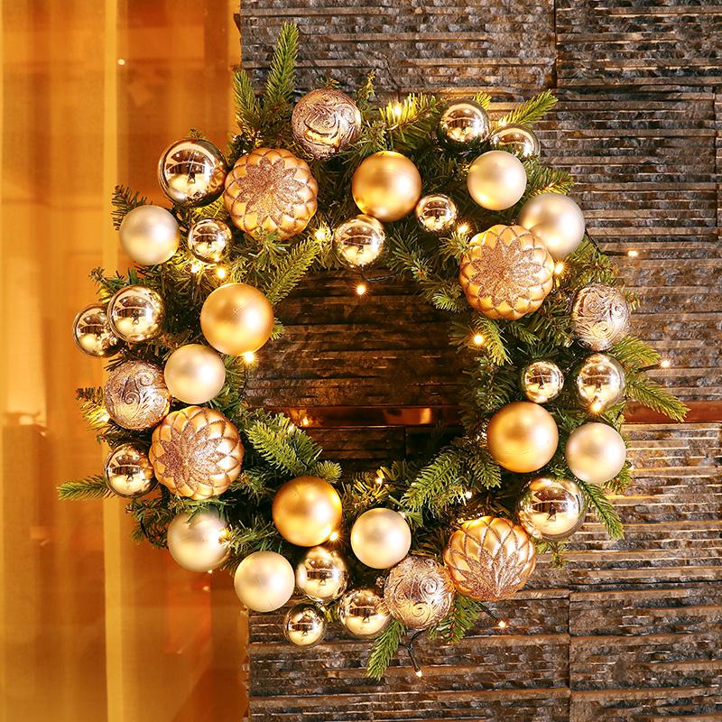 Creative Christmas Wreath - 40/60/80cm Festive Door Hanging Decoration & Gifts