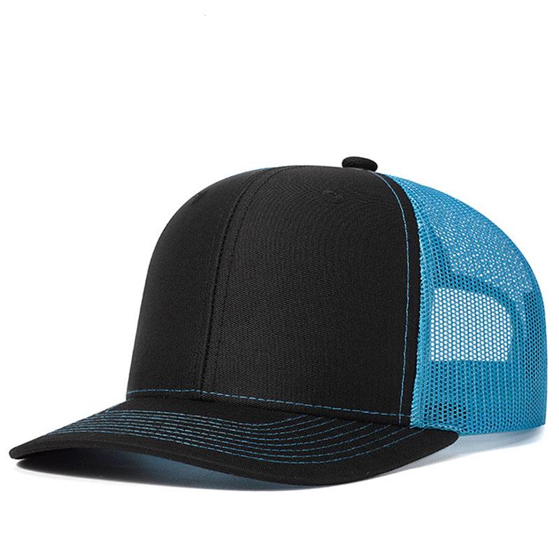 Custom Embroidery Logo Baseball Cap Summer Breakable Net Blank Truck Caps Men's Women Text Letter Richardson Hats Custom Logo