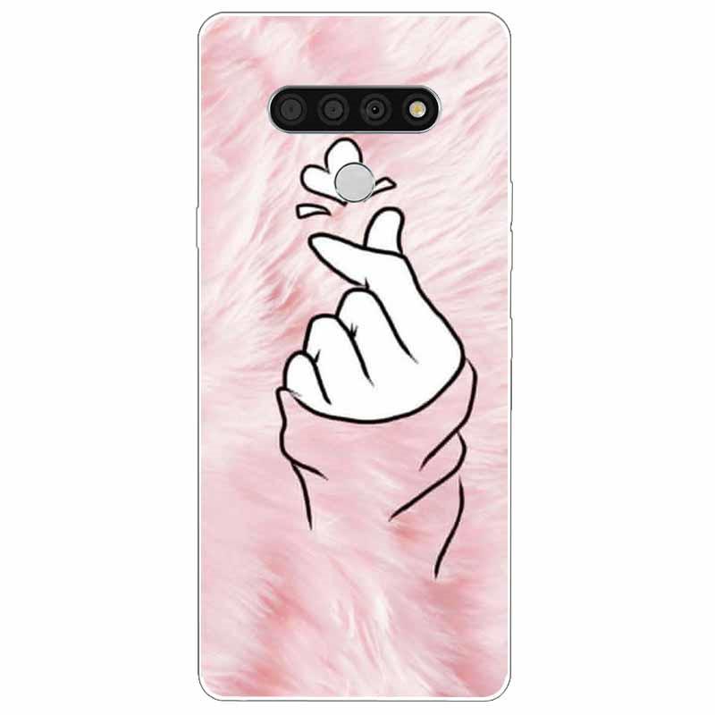 Soft Print Cover For LG K51 K61 V50 V60 Thinq Case Cute Cat Silicone Coque for LG K61 V50 Thinq Cases K 61 Shockproof Shell Bag