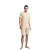 Calvin Klein Cool Sense Antibacterial Ice Beauty Series Couples Lightweight Breathable Home Short Sleeve Pajama Top Unisex Tops Beige AD0005ACI