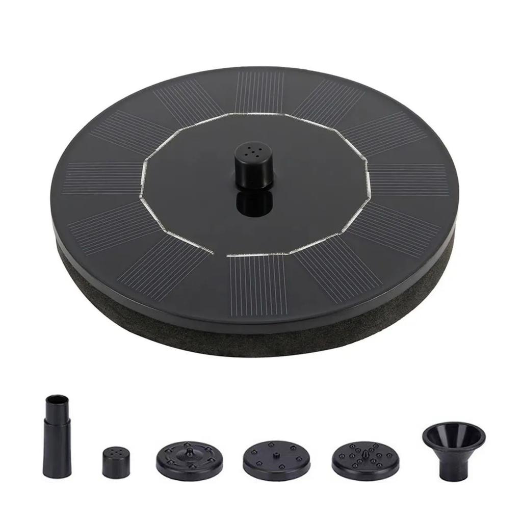 Solar Power , Bird Bath-Fountain Water Floating Pond Garden Patio Decor