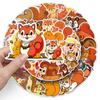 50 Squirrel Doodle Personality Cartoon Animal Children's Goo Card DIY Skateboard Suitcase Stickers Waterproof