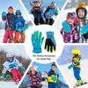 3 Sizes Kids Gloves, Snow & Ski Gloves for Boys & Girls, Winter Waterproof