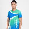 Badminton Clothes Outfit Short-Sleeved Men's and Ladies's Running Shirt Red Blue Green Table Tennis Sportswear Quick-Drying B Practical Use