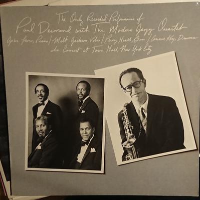 LP Record PAUL DESMOND THE MODERN JAZZ QUART  The Only Recorded Performance Of Pa FINLP6050 Finesse Records 1981 UK Jazz Used