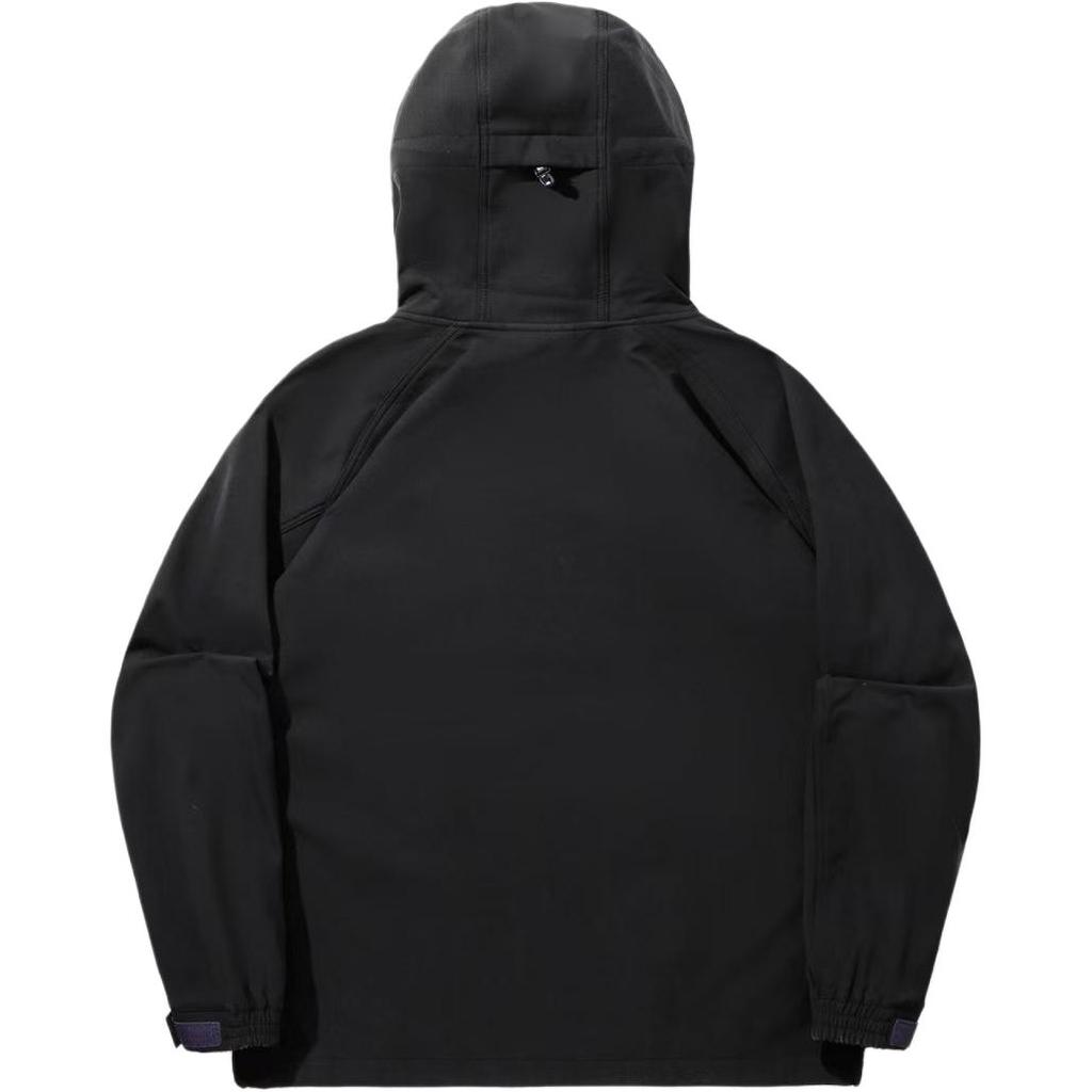 Li Ning Sports Lifestyle Series Solid Color Zipper Hooded Soft Breathable Versatile Loose Windbreaker Unisex Outerwear AFDVJ33-1