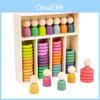 Wooden Baby Color Matching Toy With Classification Cup For Early Education Development