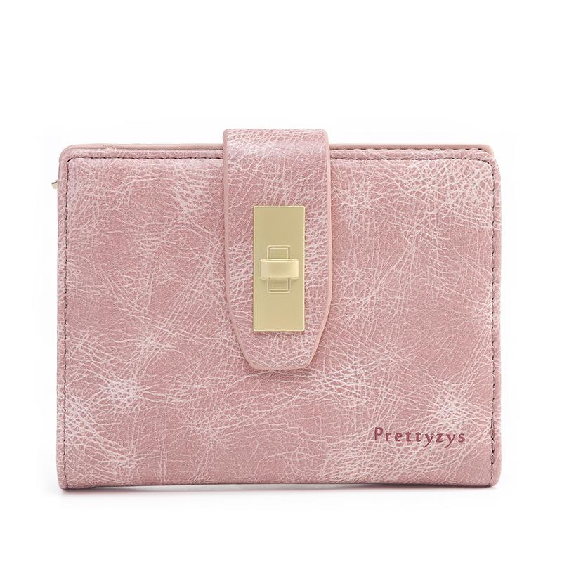 Damen Kurze Geldbörse Retro Einfache Schnalle Große Kapazität Nische Täglicher Gebrauch Handheld Vorhaut-Clip