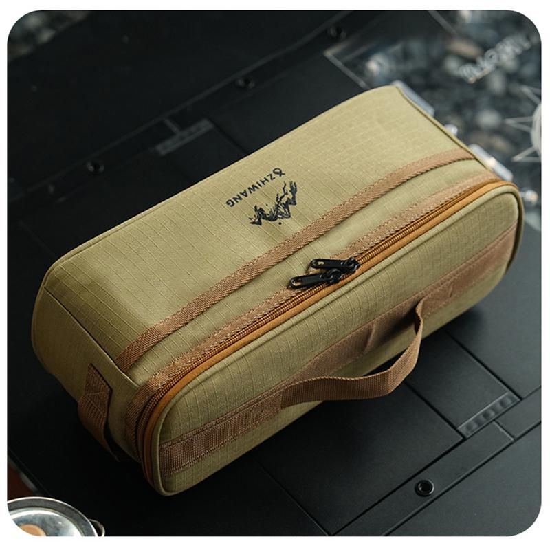 Outdoor Camping Storage Bag, Portable Handbag for Stove, Tableware & Sundries, Large Waterproof Camping Gear Organizer