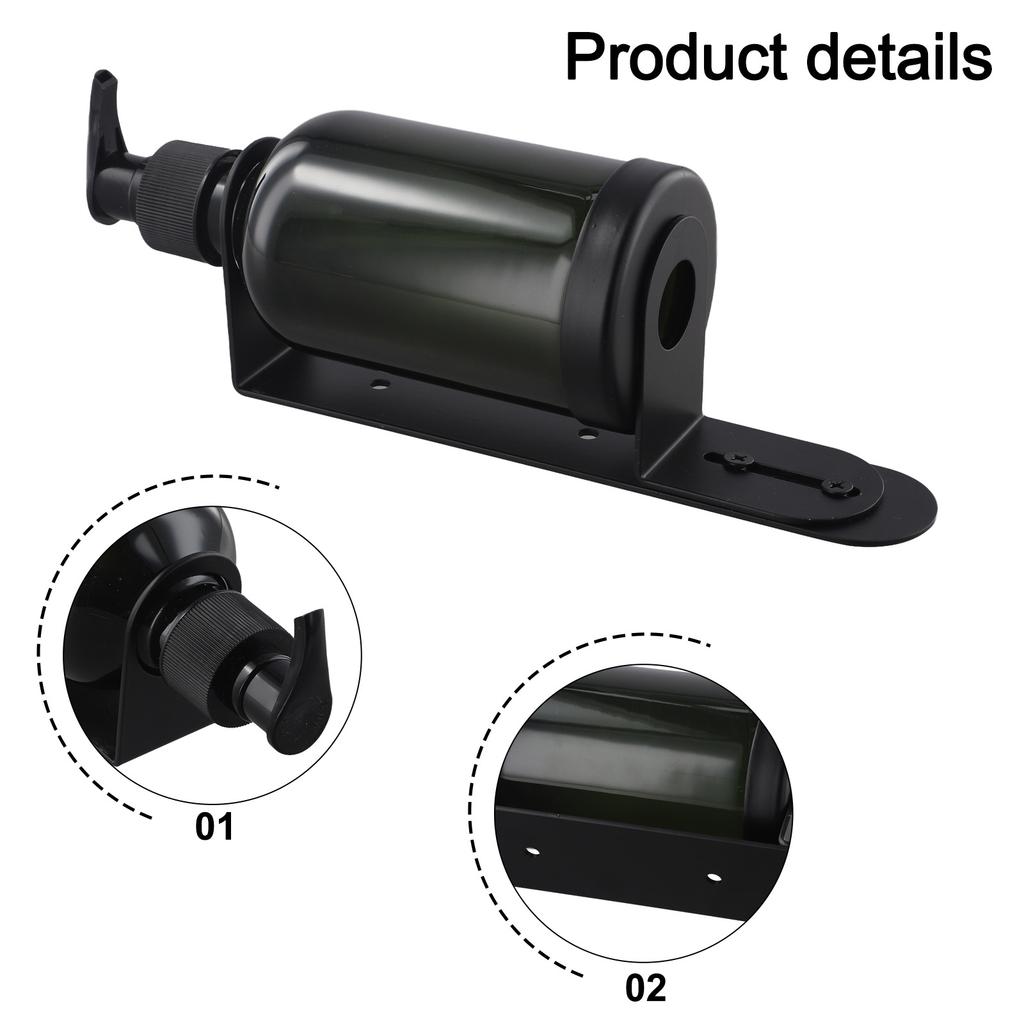 Space Saving Wall Mount Soap Dispenser Pump Bottle for Liquid Soaps