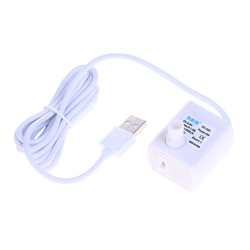 1 kus Mikro 3W 500L/H Mini ponorná čerpadla Dávkovač vody pro mazlíčky DC 3.5V-9V USB vodní čerpadlo Bazénová fontána Skalka Filtrační čerpadlo