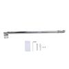 Adjustable Shower Support Bar Decor Home Fixed Rod Clamp Stainless Steel Support Bar Reliable Support Simple Installation
