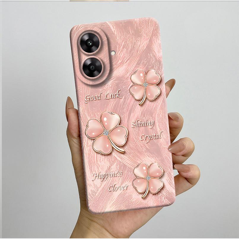 For Realme Note 60 Case Pretty Flower Camera Protector Phone Cover For Realme Note 60 60x Soft Shockproof Case Funda Note60 Etui