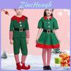 Stylowy Kostium Elfa Świątecznego Cosplay Na Imprezy Świąteczne Boże Narodzenie Odgrywanie Ról