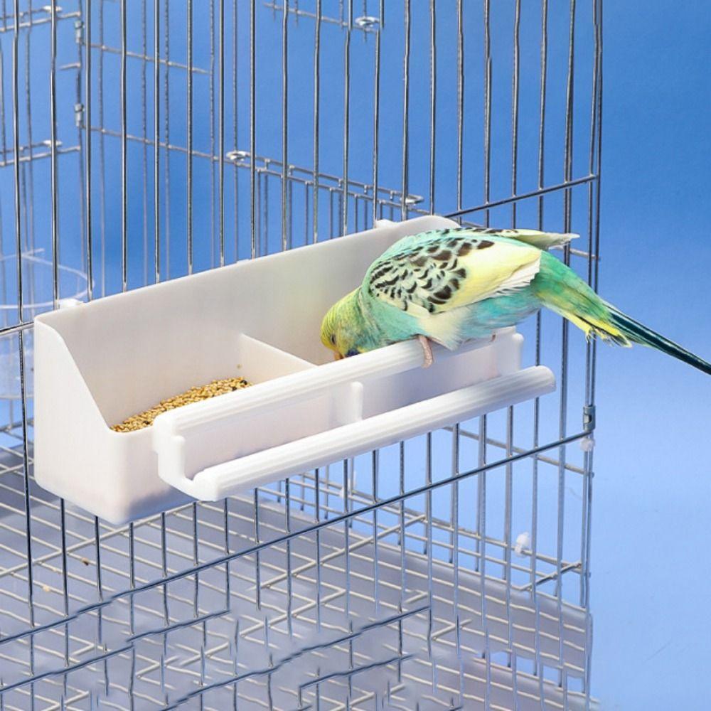 Plastic Birds Water Hanging Bowl Hanging Parakeet Feeding Bowl  For Peony Cockatiels Budgerigar