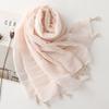 New Autumn And Winter Soft Comfortable Scarf Long Vintage Elegant Tassel Decorated Scarf For Women 180*88Cm