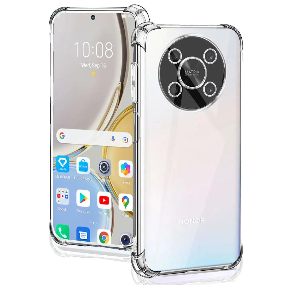 For Huawei Honor X9 5G Case Silicone Soft Shockproof Back Cover For Honor X9 4G Clear Phone Case For HonorX9 4G 5G Funda Coque