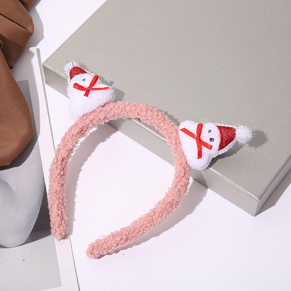 Cloth Snowman Christmas Cartoon Headband Hair Accessories Korean Style Head Hoop Women Hair Band