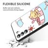 Winnie Puuh Cartoon Für Samsung Galaxy S24 S23 S22 S21 S20 FE S10 S10E Plus Ultra Pro Lite 5G Schwarz Funda Handyhülle
