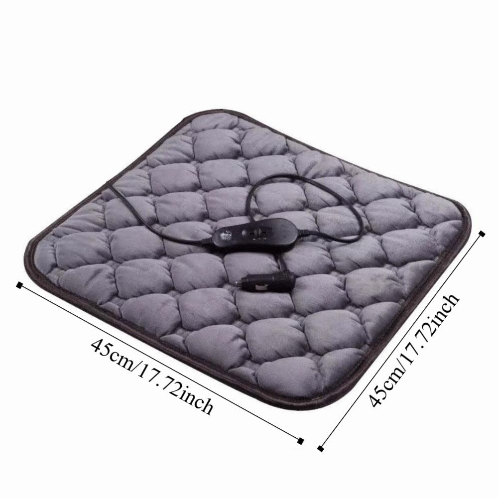 Adjustable Heat Heated Car Seat Cushion 24V Power Car Heating Warm Pad  Winter Season