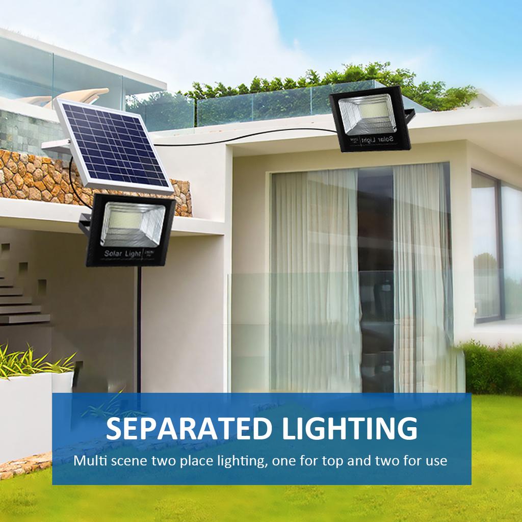 Solar LED Split Solar Light Outdoor Waterproof with Motion Sensor Floodlight Remote Control for Patio Garage Backyard Solar Ligh