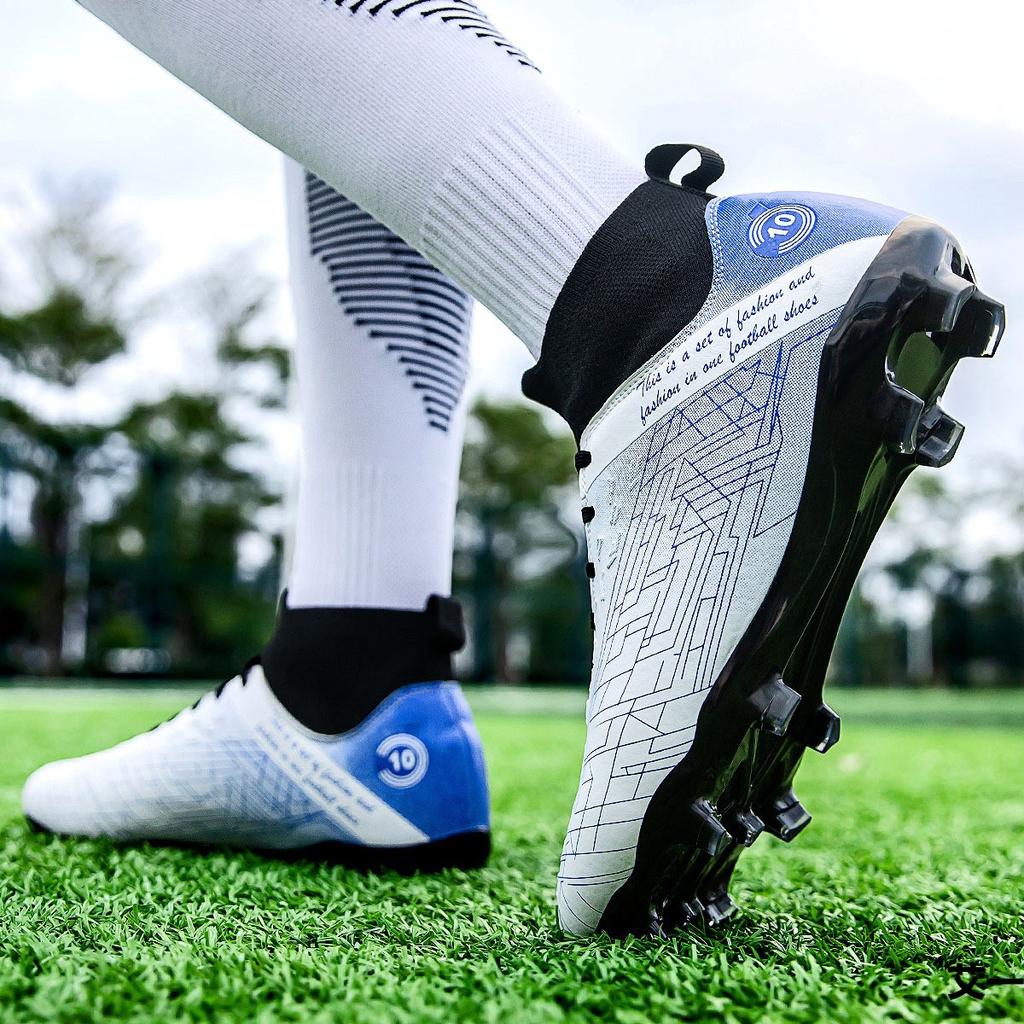 High Football Shoes New 2025 Student Long Spikes Youth Broken Nails Champions League Football Shoes