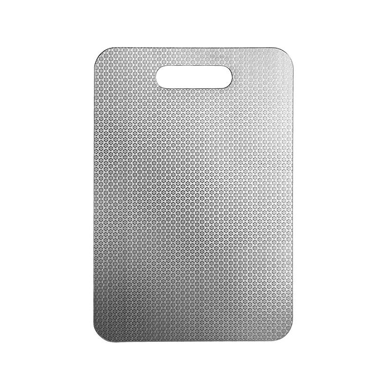 

316 Stainless Steel Beehive Double-sided Thickened Cutting Board Antibacterial Mildew-proof Kneading Dough Board Cutting Board 23.5x14.5 срібний