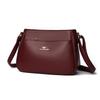 Fashionable Women's Faux Leather Shoulder Bag, Multi-layer Middle-aged Mother Bag, Retro Shoulder Bag, Perfect for Commuting, Travel, and Daily Use