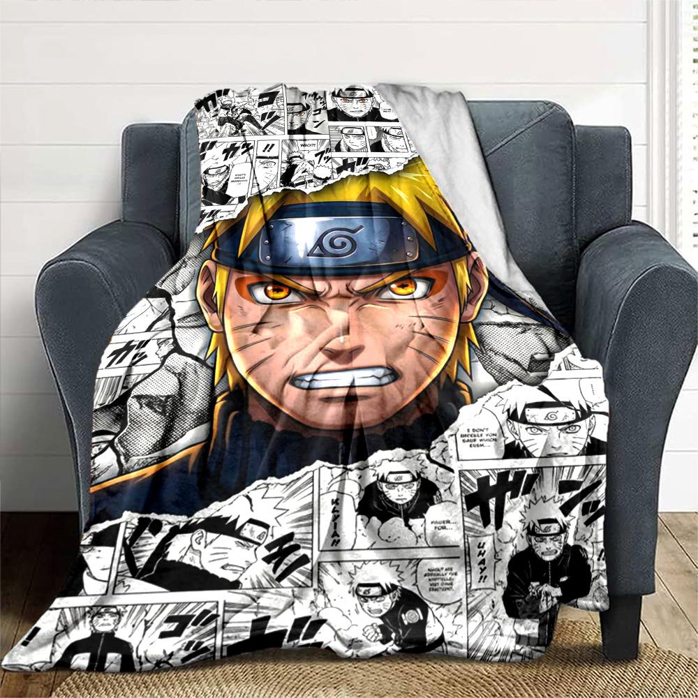 Naruto Blanket Durable Comfort Suitable for Couch Picnics Seaside for All Occasions Playful Design Birthday Christmas Gift Blanket