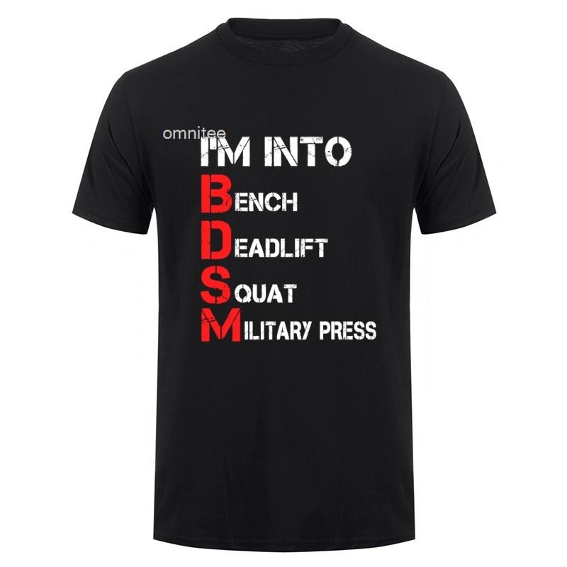 Powerlifting Squat Bench Deadlift Weightlifting T Shirt Oneck Cotton Unisex Summer Casual Tshirts Plus Size Loose Hj112