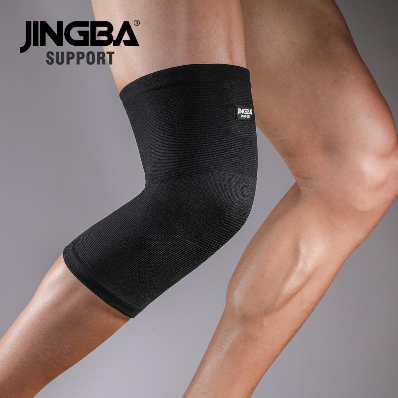 JINGBA SUPPORT Sportowe nakolanniki do koszykówki wsparcie Elastyczny nylonowy stabilizator kolana Ochraniacz kolana do siatkówki rodillera deportiva