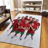 Portugal Nationalmannschaft Teppich für Wohnzimmer Schlafzimmer Zuhause Sofadekoration, Kinder spielen Rutschfeste Bodenmatte