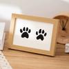 Diy Wooden Baby Pet Paw Print Footprint Handprint Photo Frame No Mess Ink Pad Imprint Kit Memorial  For Newborn And Pet Lover