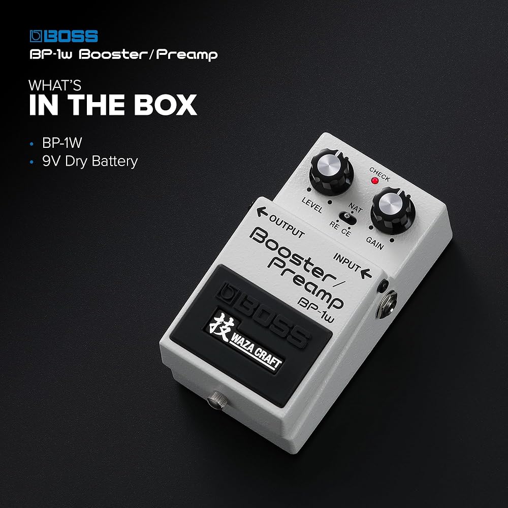 BOSS/BP-1W Booster/Preamp Boss Booster Preamp BP1W Tech WAZA CRAFT Tech Craft Made in Japan