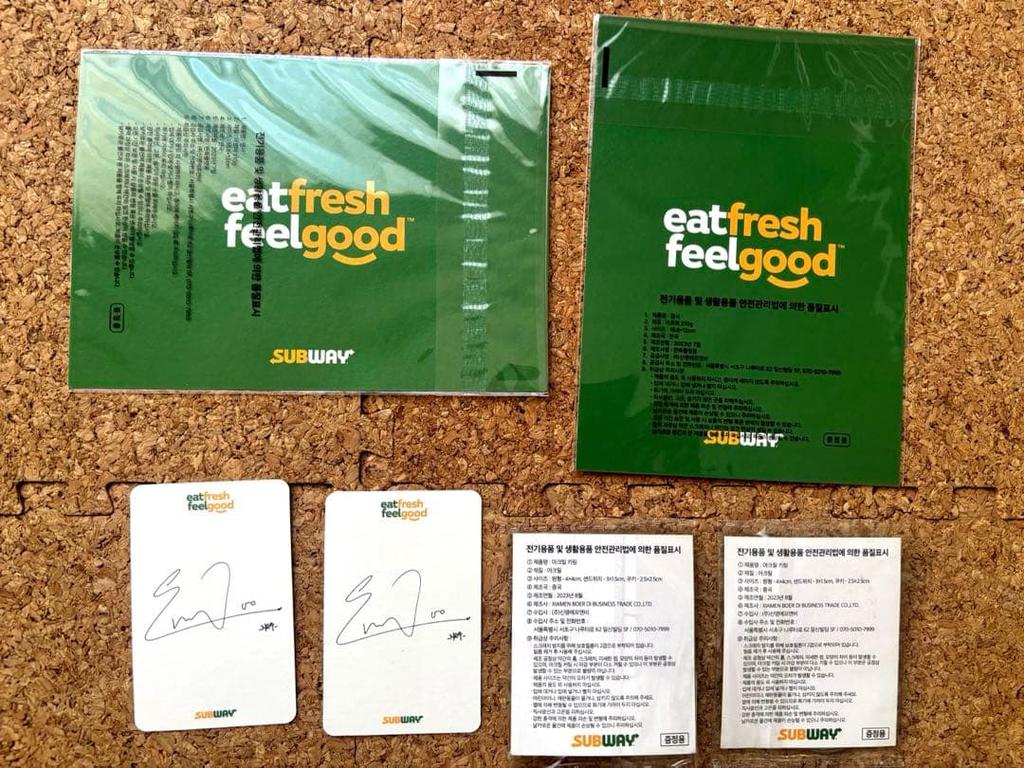 [USED] Cha Eun-woo Korean Subway Acrylic Keychain, Trading Card, Card