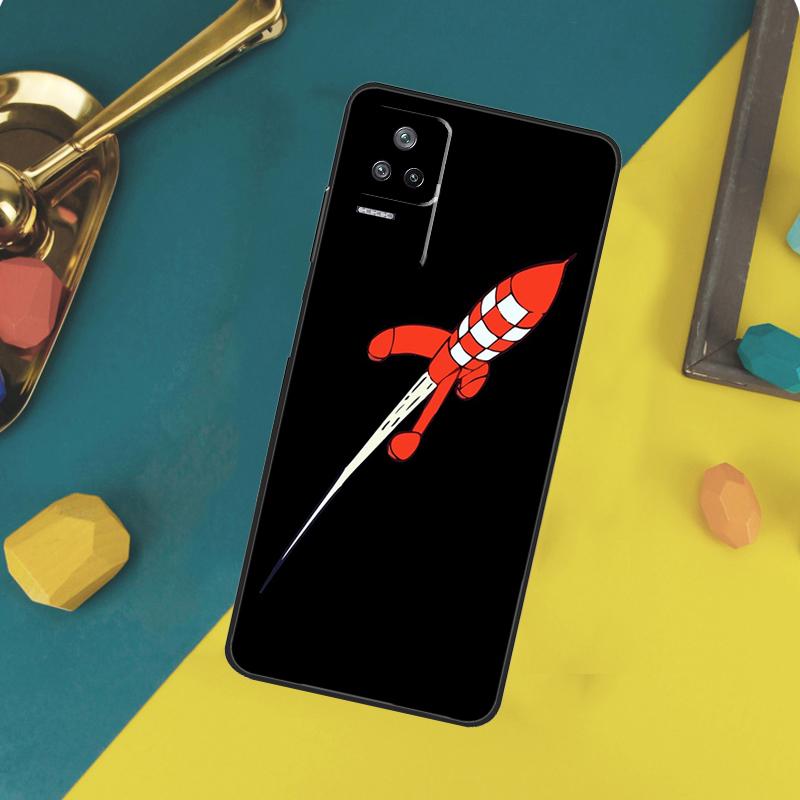 Cartoon Rocket Case For Xiaomi 14T 11T 12T 13T Pro 13 14 15 Ultra POCO X7 Pro X3 X5 X6 F5 F6 M6 Pro Funda