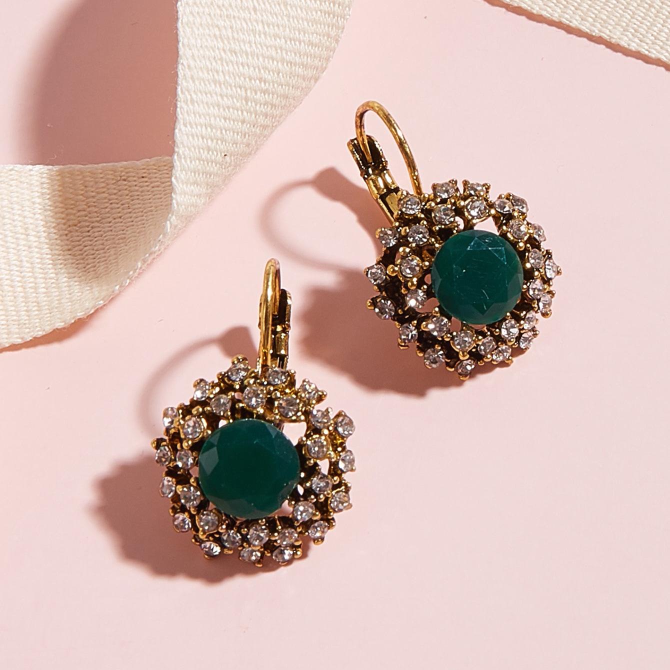 Exquisite Rhinestone Crystal Earrings - Ethnic Style in European  American Designs, Hot-Selling Best-Selling Ornaments
