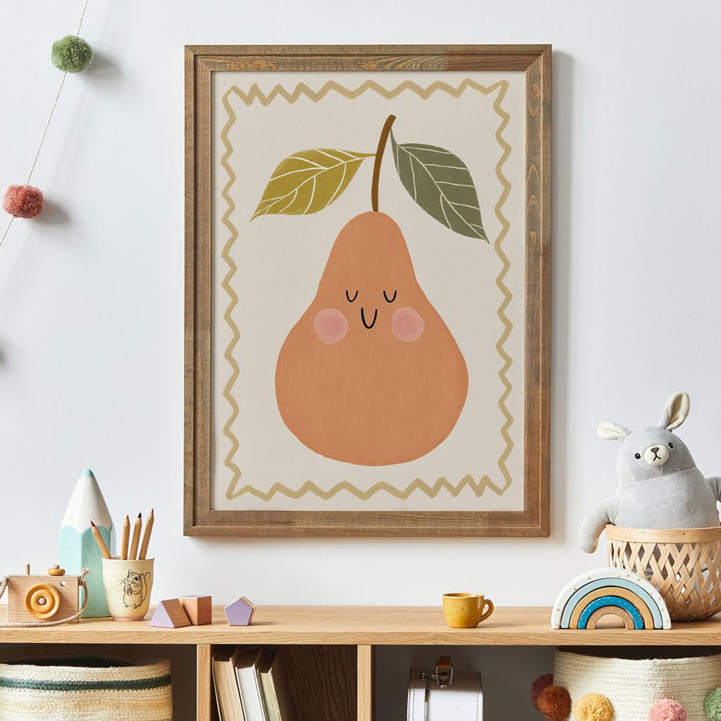 Poster for a Child Pear Fruit